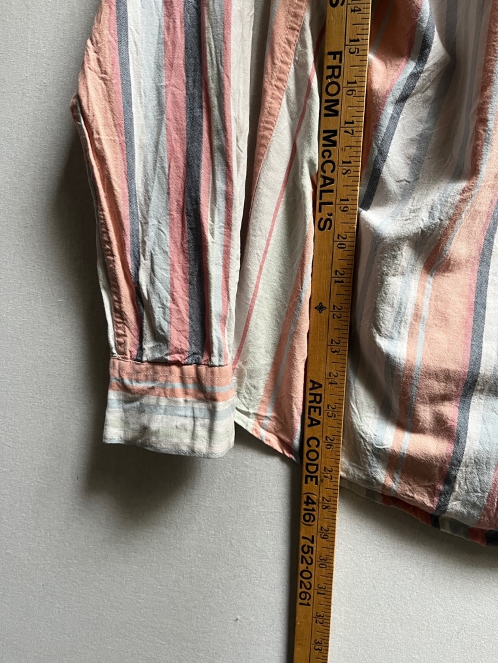 Ralph Lauren Custom Fit Striped Button-Down Shirt Sz L - Picture 4 of 7